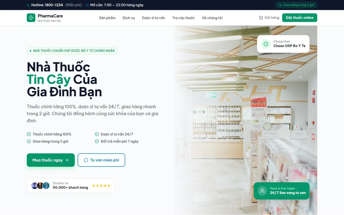 PharmaCare Nhà Thuốc